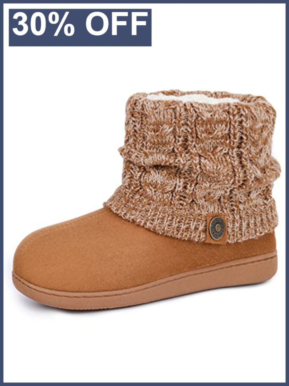 Women's Winter Slipper Boots Cozy Memory Foam Indoor Outdoor